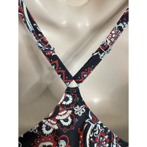 Charmo Halter Top Tankini Swimsuit Size 2XL NWT Bathing Suits Two Piece Black - Picture 7 of 9